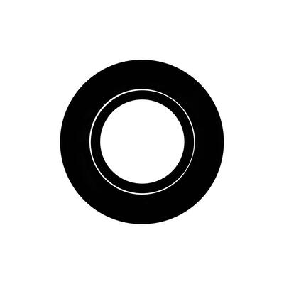 EUROPOLE LED'UP UNIVERSAL RING RUND SCHWARZ
