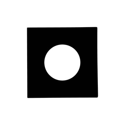 EUROPOLE LED'UP UNIVERSAL RING SQUARE SCHWARZ FIX