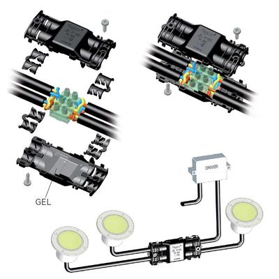 IP68 4-FACH ABZWEIGBOX PAGURO 3-POL