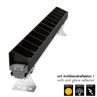 BAR SLIMLINE IP65 MONO 100cm mit Antiblendreflektor, WW