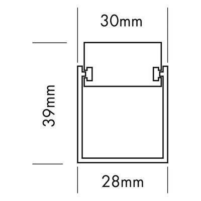 MOUNTING CLIP SET BAR ULTRASLIM