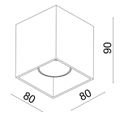 VISION - BLOX, GU10, weiss, 230VAC, ohne Lampe