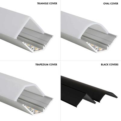 ALU PROFILE C-LINE CORNER silver 3m