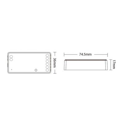 RF-2.4GHz SPI CONTROLLER 5-IN-1, SINGLE / CCT / RGB / RGBW / RGBCCT, 1024 Pixel