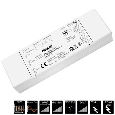 DALI PWM DIMMER 2G 4IN1 1x 20A (2x10A)