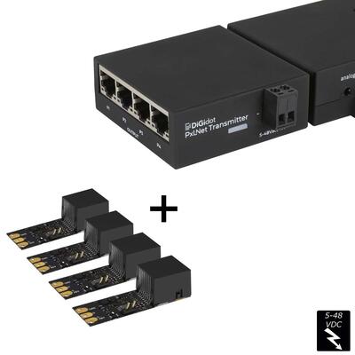 DiGidot PxLNet Transceiver Set, RJ45