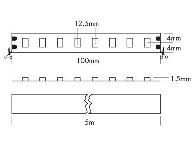 FLEX STRIP 400 MONO CW 5m