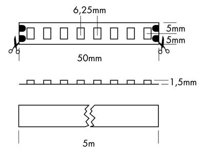 FLEX STRIP 800 HE+ MONO SWW 5m 