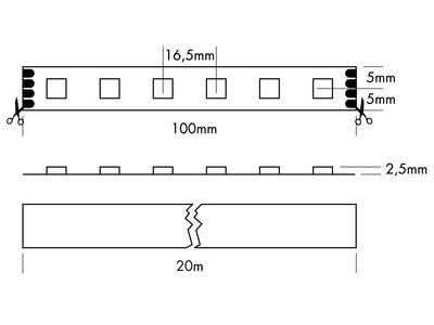 FLEX STRIP HD RGB 20m