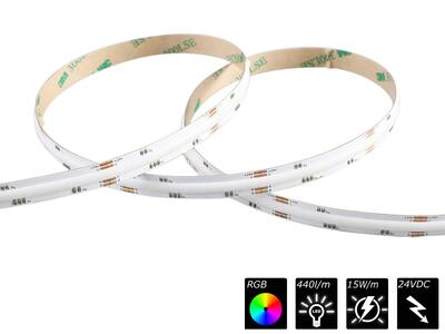 FLEX STRIP HP-COB RGB 50mm - 24V, 15W, 5m