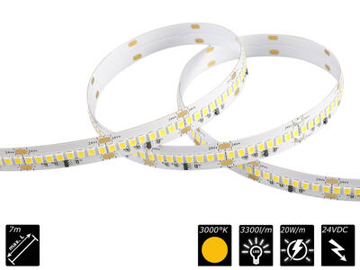 FLEX STRIP HPL-1200 MONO 20W WW 7m