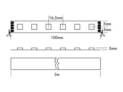 FLEX STRIP IP53 HD RGB 5m