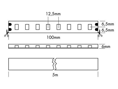 FLEX STRIP IP68 400 HE+ MONO NW 5m 