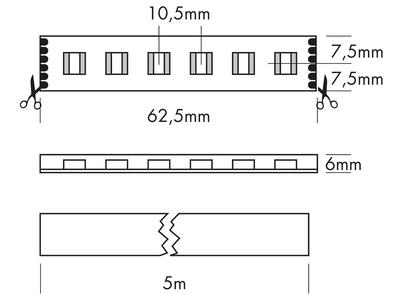 FLEX STRIP IP68 HD RGB+CCT 5-IN-1 (2400-6500K) 5m