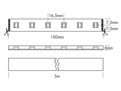 FLEX STRIP IP68 RGB+CCT 5-IN-1 (2400-6500K) 5m