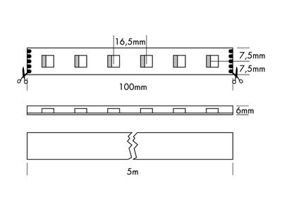 FLEX STRIP IP68 RGBW 4-IN-1 (2700 K) 5m