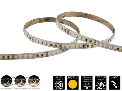 FLEX STRIP MPSE-840 3-IN-1 3.6/7.2/10.5W MONO WW 5m 