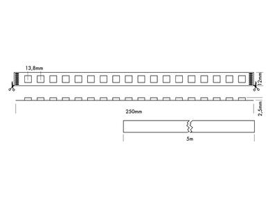 FLEX STRIP RGBAW (2700K) 5m