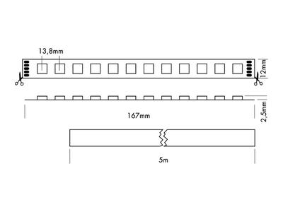 FLEX STRIP RGB+W (2700K) 5m
