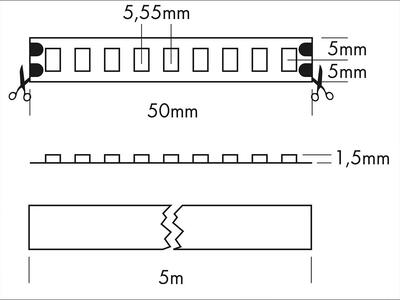 FLEX STRIP ROCKET 900 MONO NW 5m