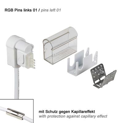 ANSCHLUSSKABEL Einspeisung von unten links 01 IP67 auf offenes Kabelende PRO RGB