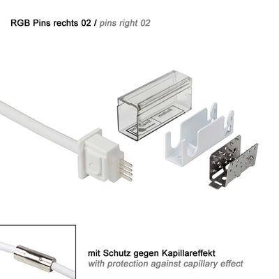 ANSCHLUSSKABEL rechts 02 IP67 auf offenes Kabelende FLAT RGB