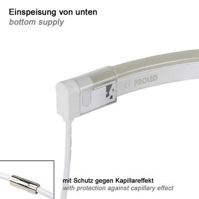 ANSCHLUSSKABEL Einspeisung von unten rechts 02 IP67 auf offenes Kabelende PRO RGB