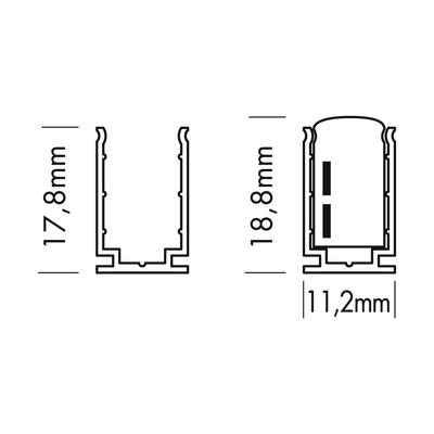 MINI ALUPROFIL THIN 5cm