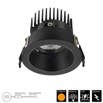 DOWNLIGHT FLEXIO SWIVEL, schwarz > schwarz, 25°, SWW