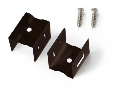MOUNTING CLIP SET for FLEX STRIP WALL (2 pce), black