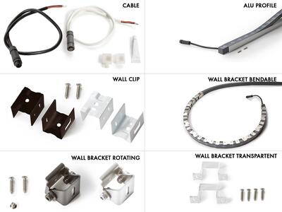 FLEX STRIP IP65 WALL 60° (grau) NW 5m