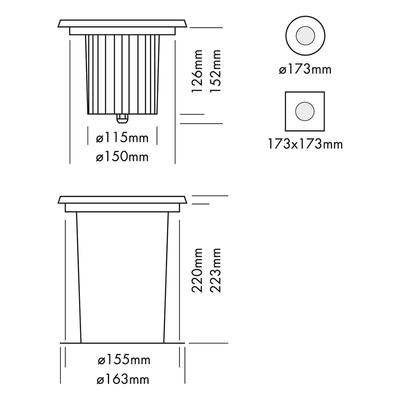 INGROUND ADVANCED MONO MEDIUM S, NW