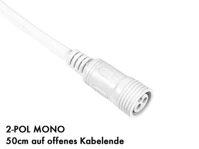 KABEL 2-POL 50cm 1x weiblich / auf offenes Kabelende