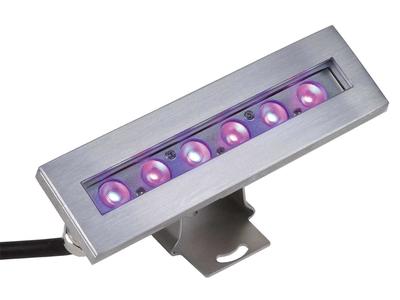 IP68 WALLWASHER 6x 2 Watt TRILED RGB (*CC)