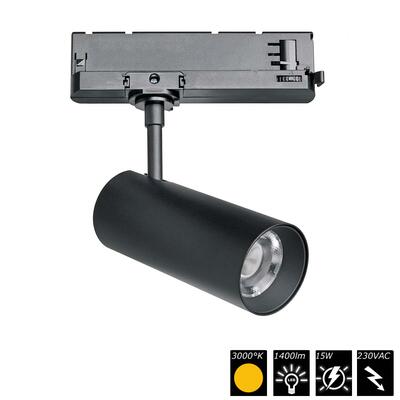 TRACKLIGHT JAY 55 15W 32° (20°, 40°, 55°), schwarz, WW