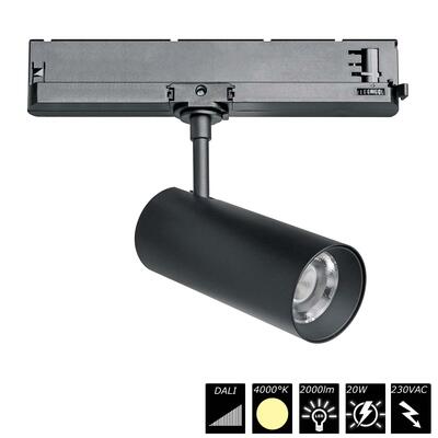 TRACKLIGHT JAY 55 20W DALI 32° (20°, 40°, 55°), schwarz, NW