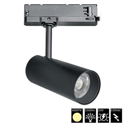 TRACKLIGHT JAY 65 32W 32° (24°, 55°), schwarz, NW