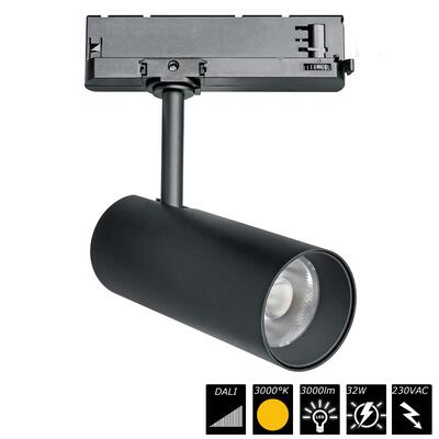 TRACKLIGHT JAY 65 32W DALI 32° (24°, 55°), schwarz, WW