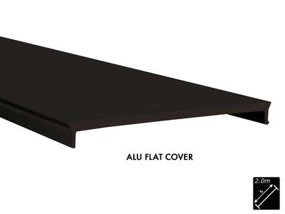 ALU COVER L-LINE schwarz 2m