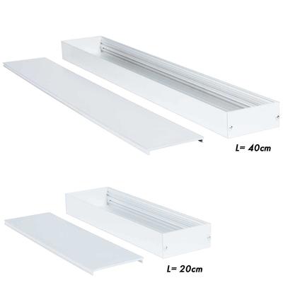 ALU L-LINE HOUSING LOW weiss 40cm