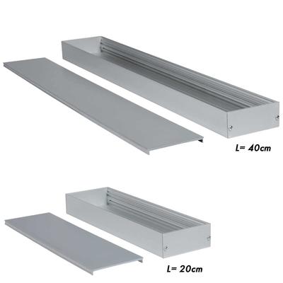 ALU L-LINE HOUSING LOW silber 20cm