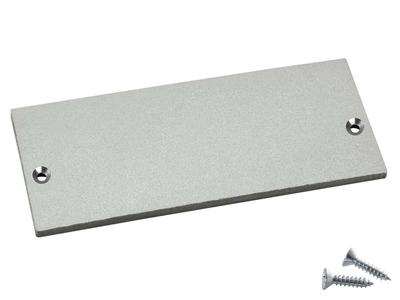 ALU END KAPPE L-LINE LOW, FLAT, silber