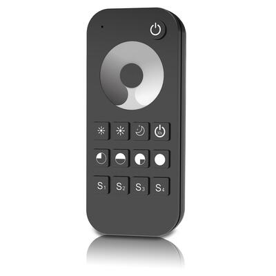 PROLED RF MESH 2.4G MONO REMOTE 1 - 4 SCENEN, black