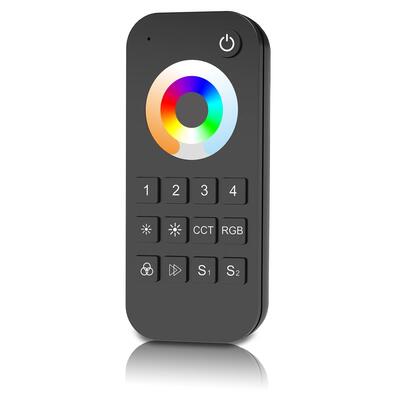 PROLED RF MESH 2.4G RGB+CCT REMOTE 4 - 4 ZONEN, 2 SCENEN, black