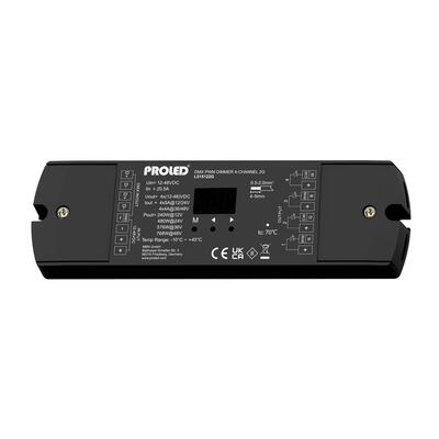 DMX PWM DIMMER LCD, STANDALONE 4x 5A (*CA)