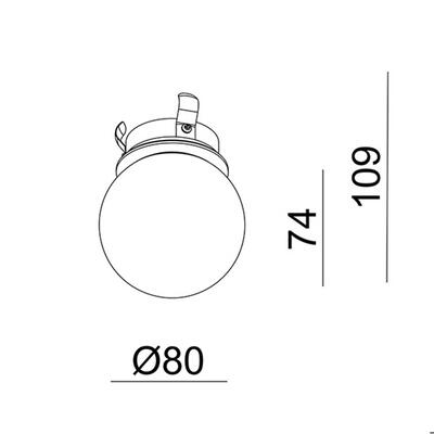 LAVILLA - GLOBE TRIMLESS, weiss, 2700°K, dimmbar