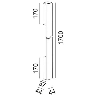 LAVILLA - LINE 170, schwarz, 230VAC, 2700°K