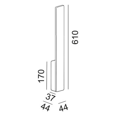 LAVILLA - LINE 40, schwarz, 230VAC, 2700°K