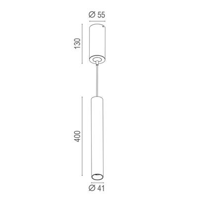 LAVILLA - LINEA, schwarz, 230VAC, 3000°K