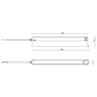 LAVILLA 48 - NETZTEIL STROMSCHIENE - 250 Watt schwarz